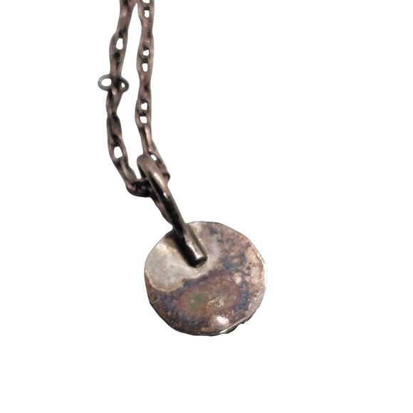 Zuni sun face necklace sterling chain - Picture 2 of 4